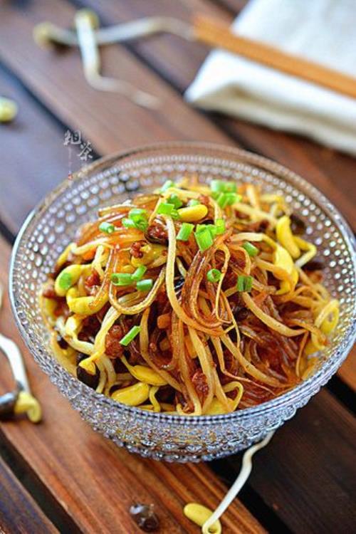肉末麻辣豆芽做法