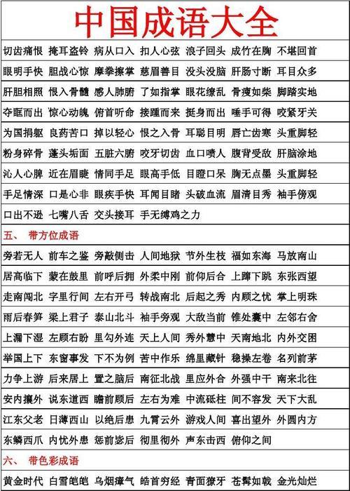 类似于摩拳擦掌的成语