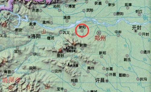 楚汉分界线图
