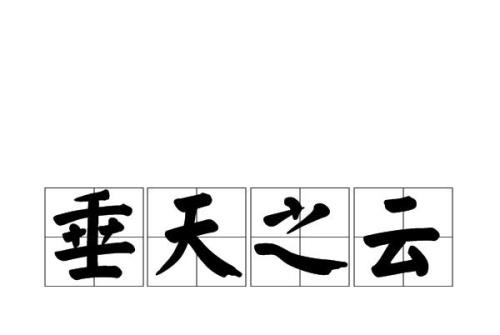 一个人跨到了云上的成语