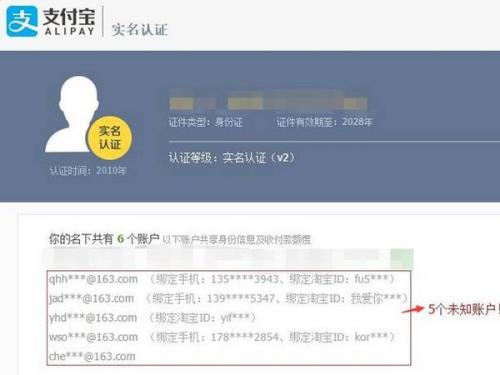 支付宝查名下公司