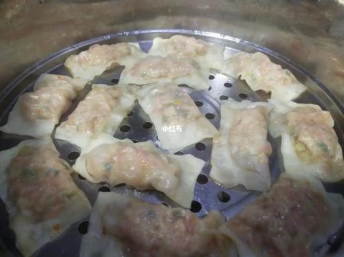 彩色鸡肉蒸饺的做法