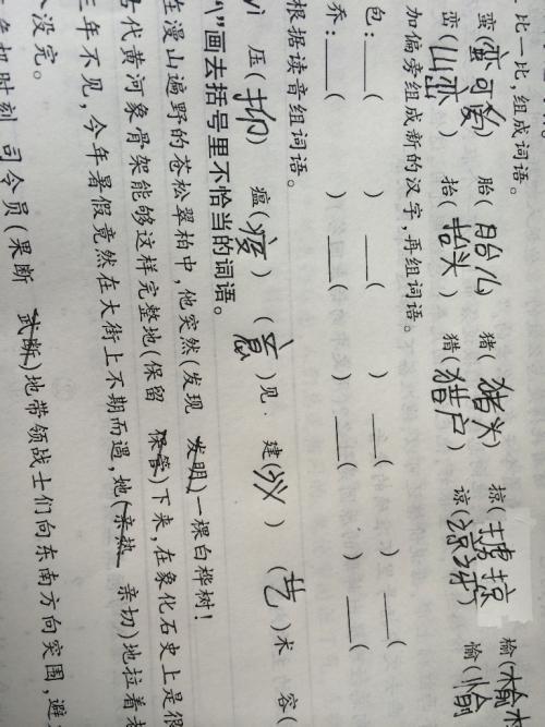 仓加偏旁再组词
