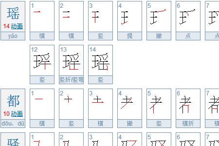 shu笔画的全部正确读法