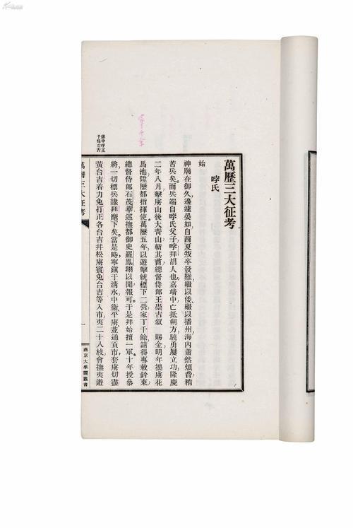 从万历三大征开始小说
