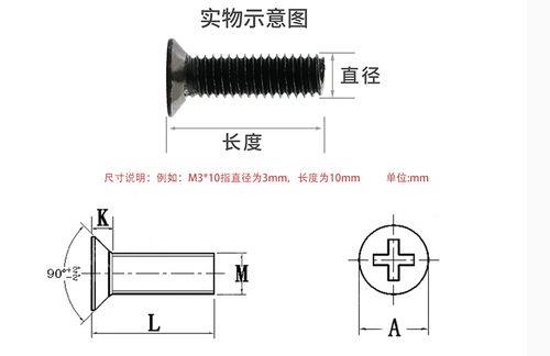 m2螺丝头部最小尺寸