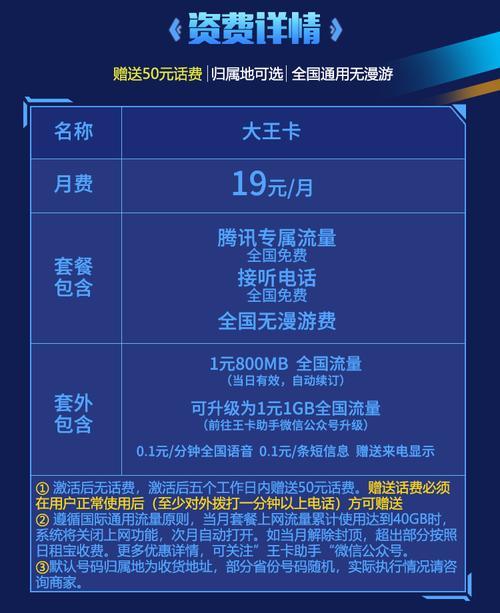 大王卡50元话费能用多久