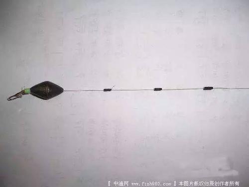 矶竿串钩线组绑法
