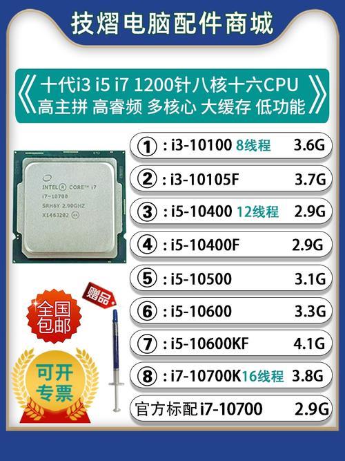 i310100和10105性能对比