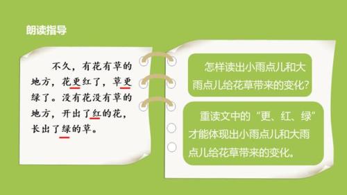 雨点儿停顿划分