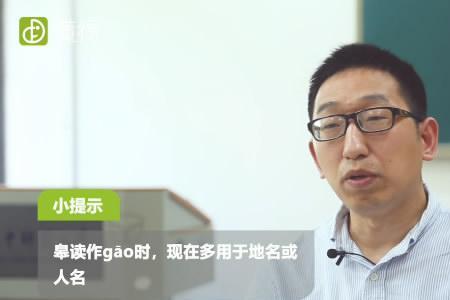 张九皋读音
