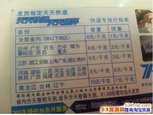 中通快递多少钱一公斤