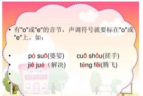 米饭声调标记