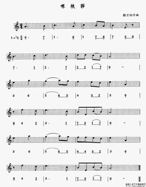 请问喀秋莎是几级曲子啊急用