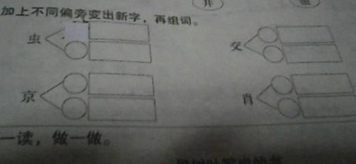 丘火谷风加同一个偏旁组新字