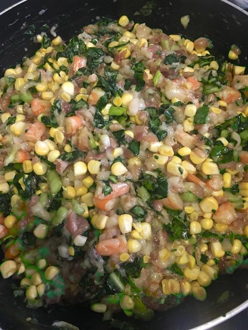 香菇油菜虾仁水饺怎么做
