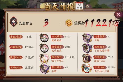 阴阳师那里勋章多