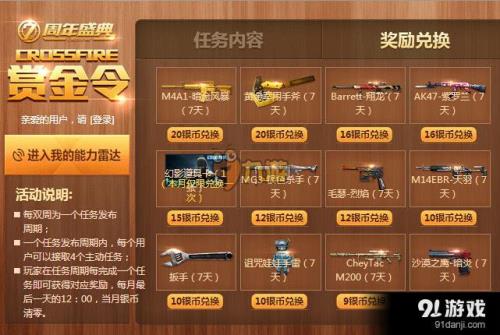 穿越火线s1赏金令什么时候更新