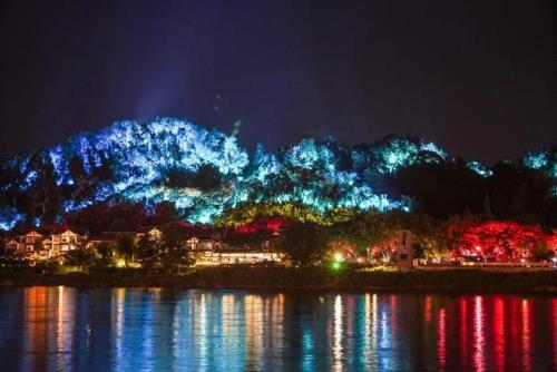 2022年春节乐山268米喷泉时间