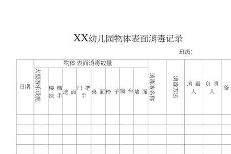 宾馆消毒记录本内容怎么写
