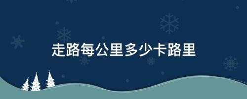每小时步行多少里