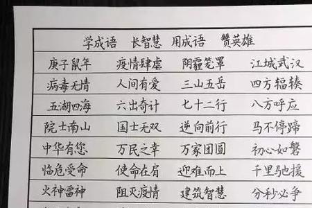 学校工作的成语