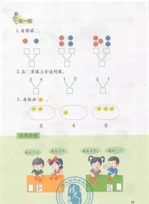 6+6写出不同的加法算式一年级