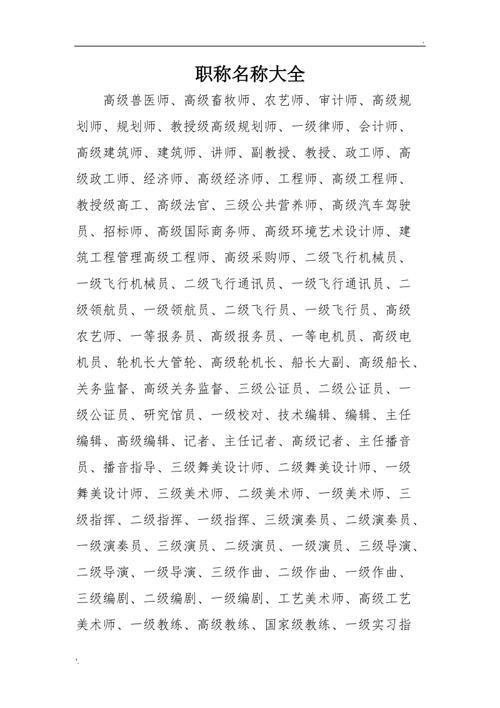 团队职称有哪些