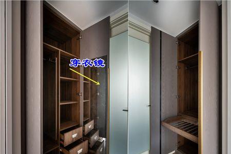 条形衣帽间怎么安装镜子