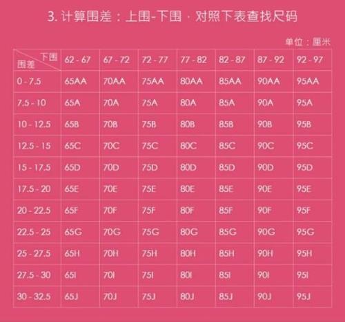 75b的胸围是多少cm
