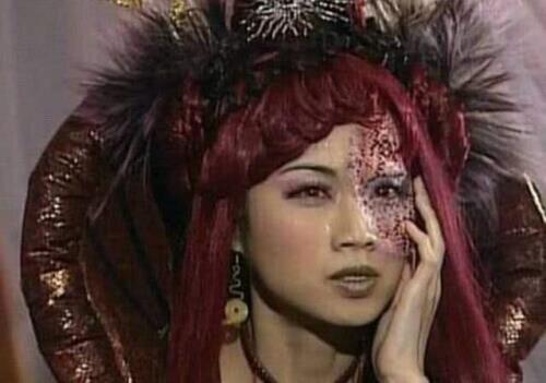 新画皮易容前蛇妖扮演者