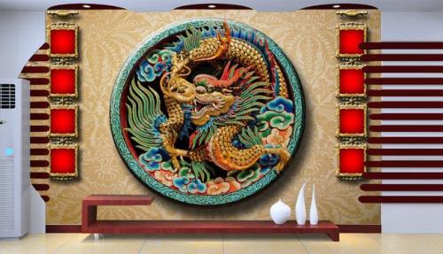 客厅墙上挂龙可以取下吗