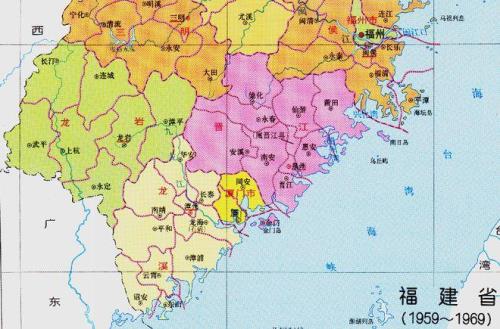 距离福建最远的城市