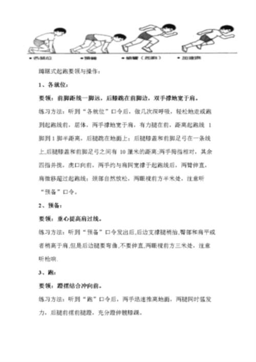 站立式和蹲踞式成绩差多少