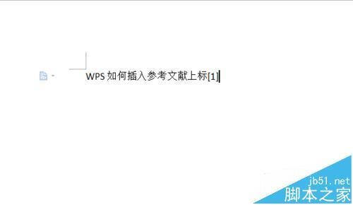 wps怎么注释和参考文献分开标注