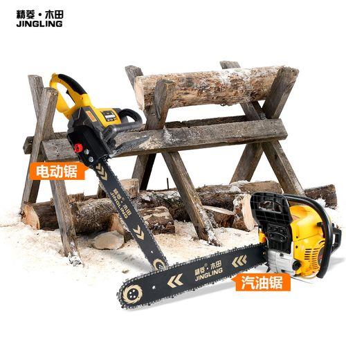 油锯卡在树里面了怎么办