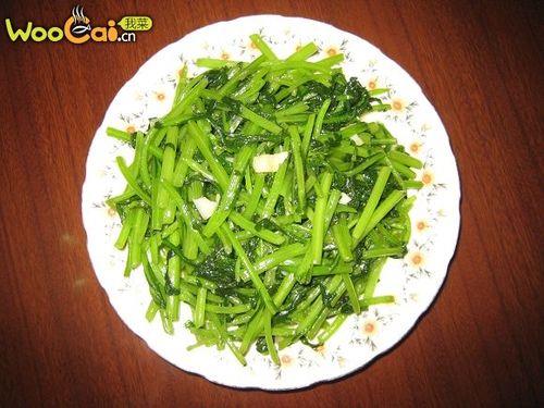 清炒茼蒿的做法最正宗的做法