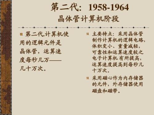 第一代计算机主要元器件