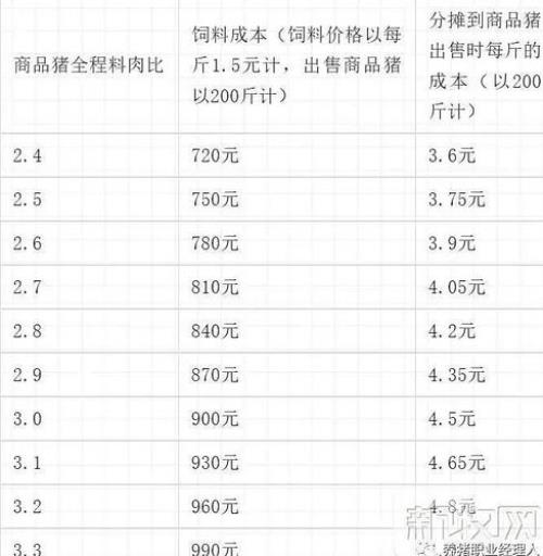 养猪史上成本最低饲料