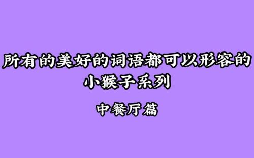 描述猴子多的词
