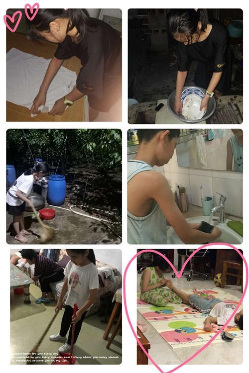 四年级观察家人做家务的过程