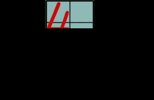 1的田字格正确写法