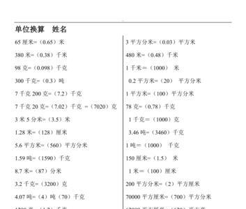 最小的数学单位