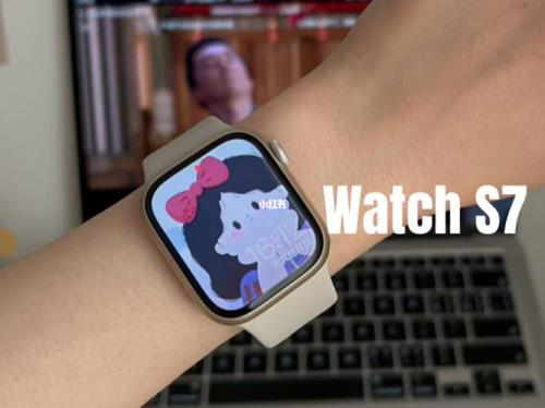 watchs7有蓝色框是怎么回事