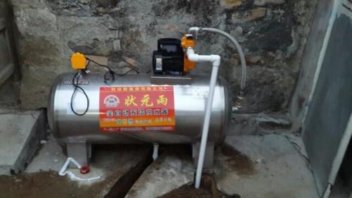 家用自吸泵压力罐进水了怎么弄