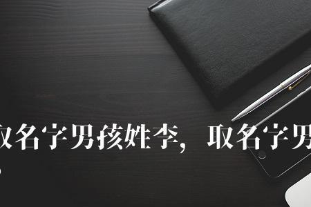 两口子都姓李怎么给孩子取名字