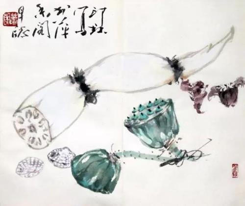 国画荸荠的寓意