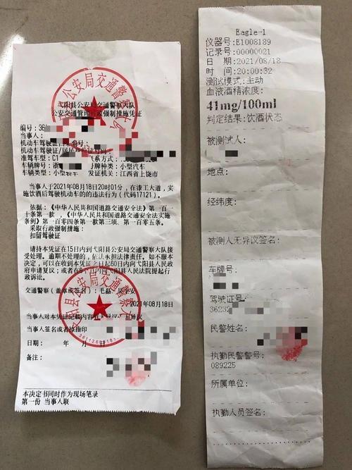 2022年酒驾醉驾处罚标准