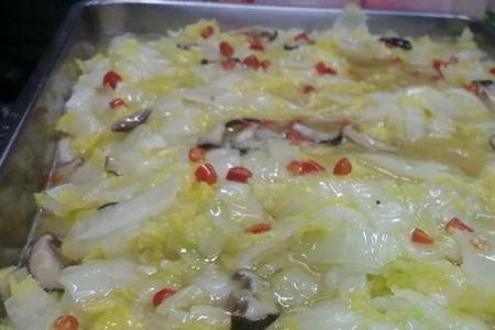 腌白菜烫好后能用自来水冲吗