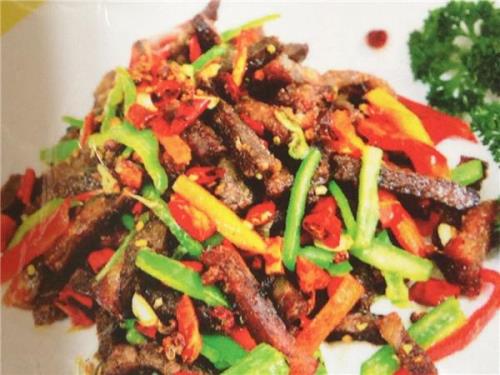 王刚干煸牛肉的做法